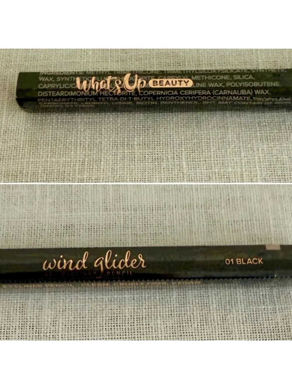 Whats Up Beauty Wind Glider Gel Eyeliner 01 Black Retractable Vegan Longwear